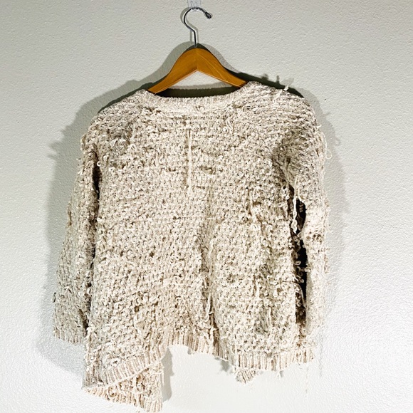 Pol cream frayed sweater - Picture 6 of 6
